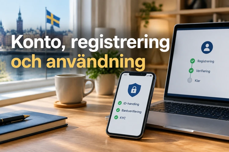 Konto, registrering och användning
